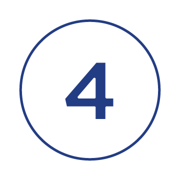 number four in a circle symbol