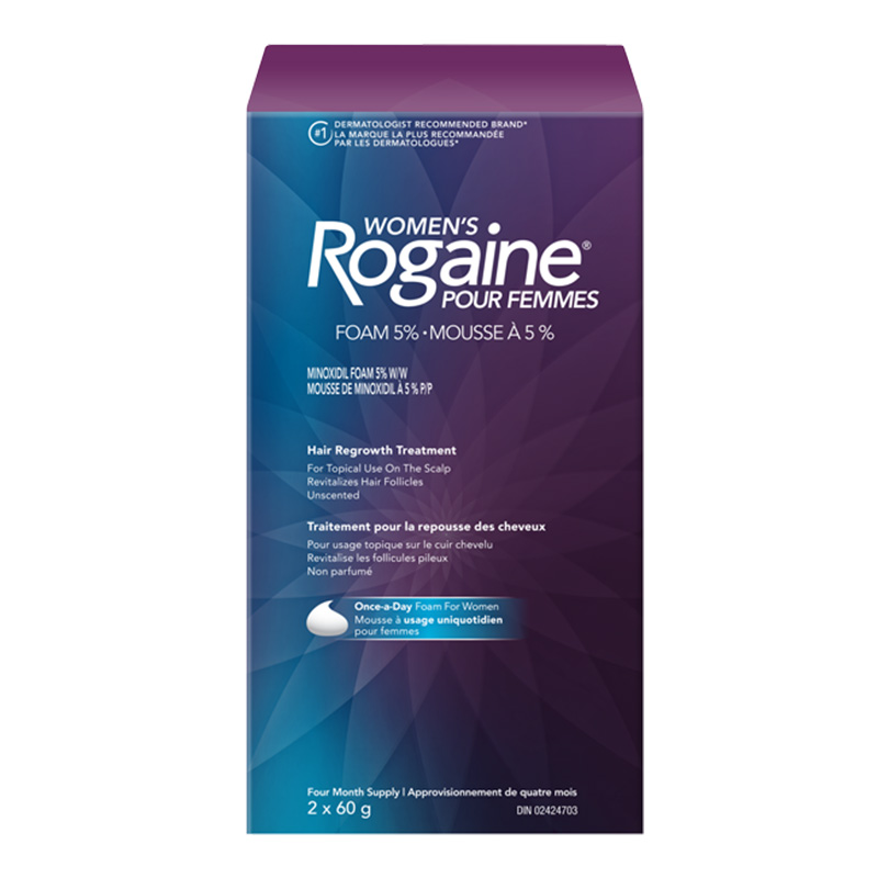 womens ROGAINE® for topical hair regrowth